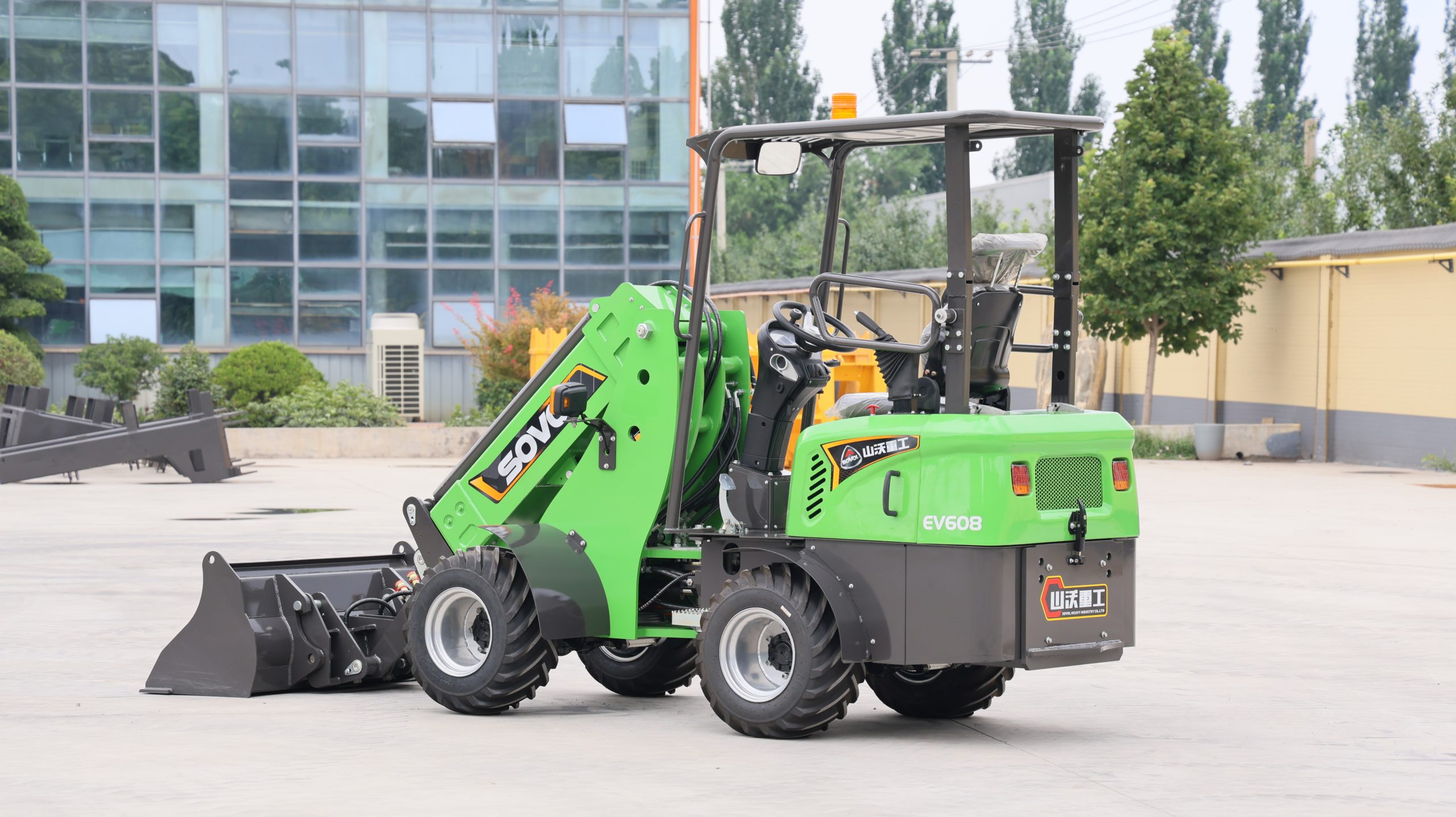SE906 Compact Electric Wheel Loader SE906 compact size electric wheel loader