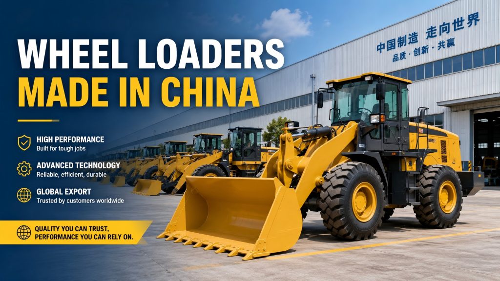 Why Import Wheel Loaders from China? Wheel loaders made in China for construction, agriculture, industry.