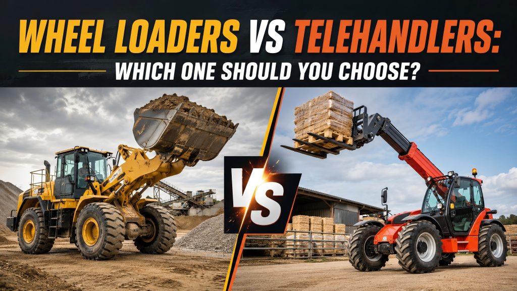 Telehandler vs Wheel Loader: Which One Should You Choose? Wheel loaders VS Telehandlers: which one you should choose