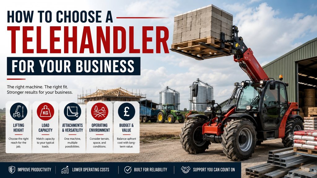 How to Choose a Telehandler for Your Business How to choose a Telehandler for your business