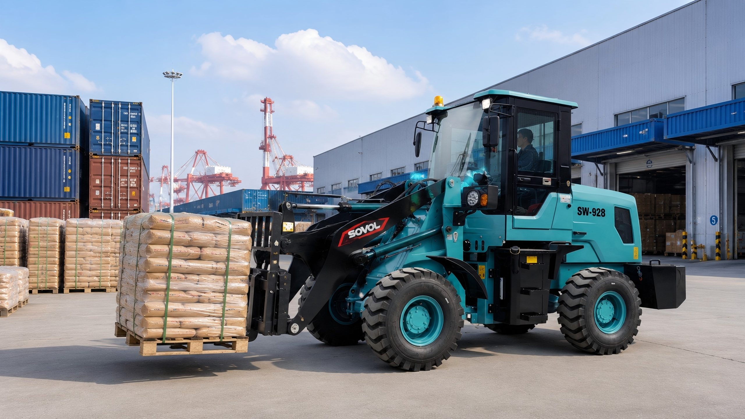 Wheel Loaders Sovol wheel loader is used for industrial material handling