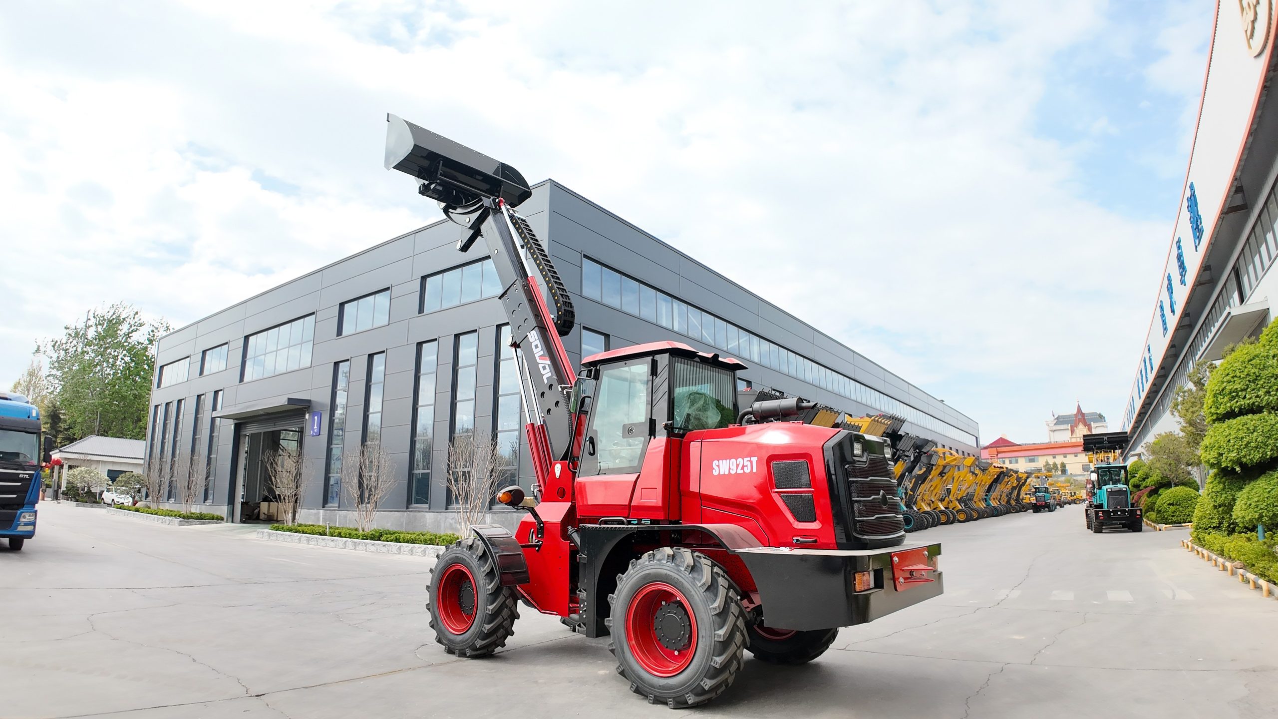 SW925T 2.5 Ton Telescopic Wheel Loader SW925T 2.5 Ton Telescopic Wheel Loader-rear left side