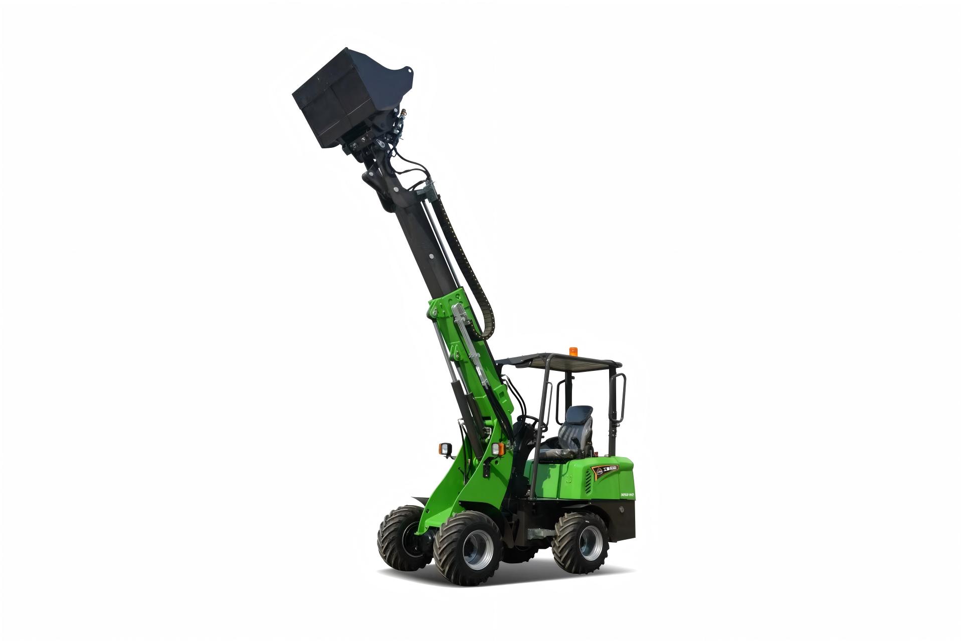 Sovol mini electric wheel loader with front bucket