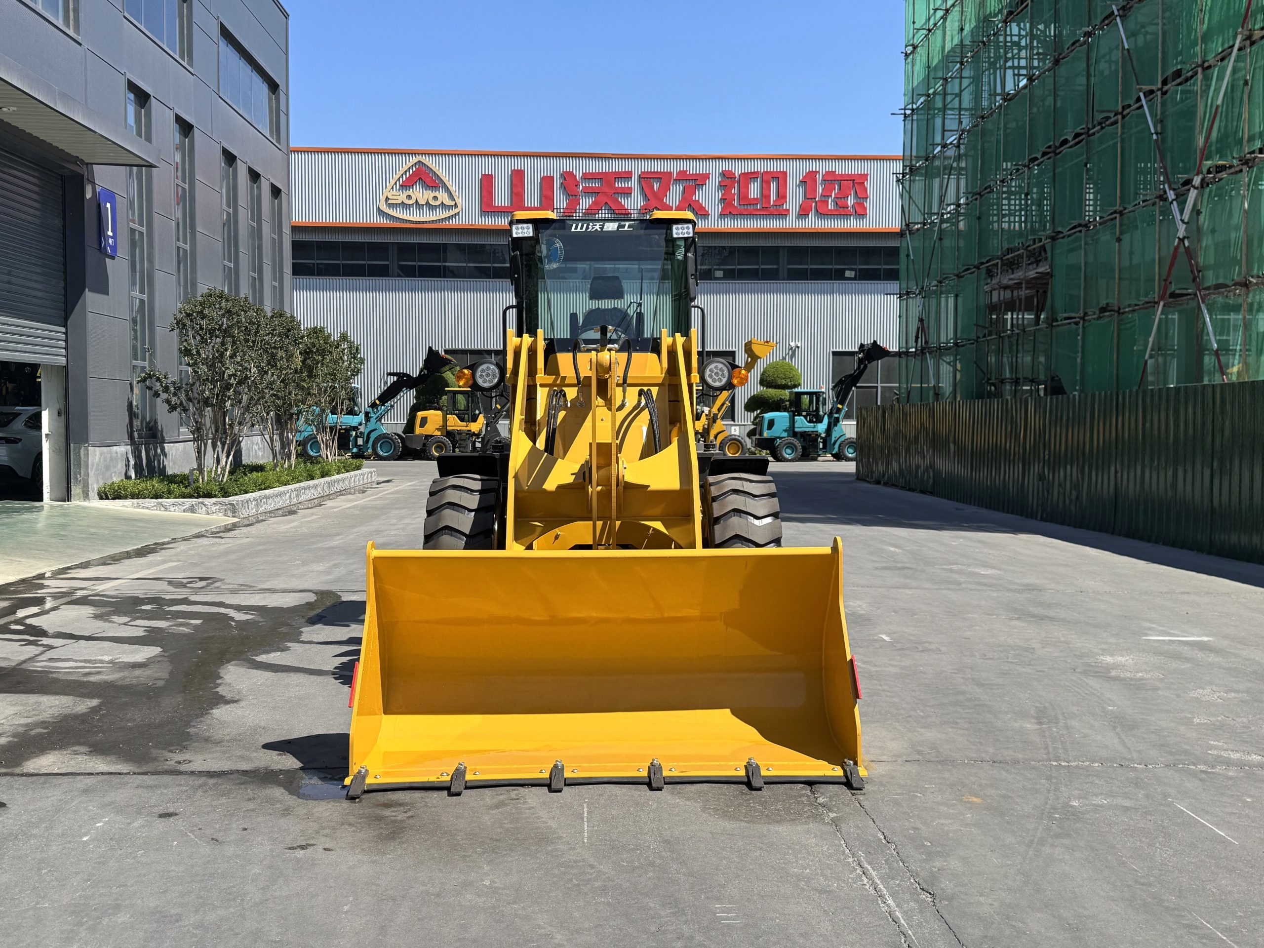 SW945 2 ton wheel loader with a higher operating weight