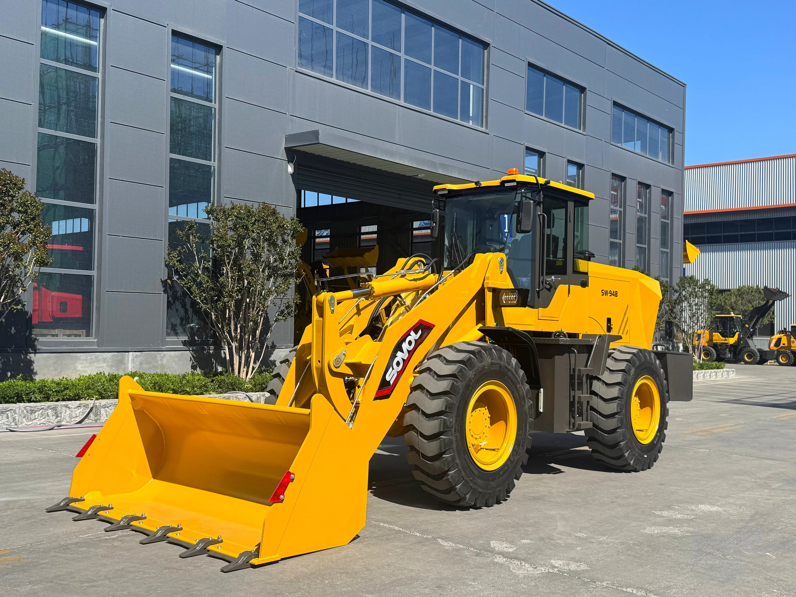 heavy-duty construction & material loading wheel loader