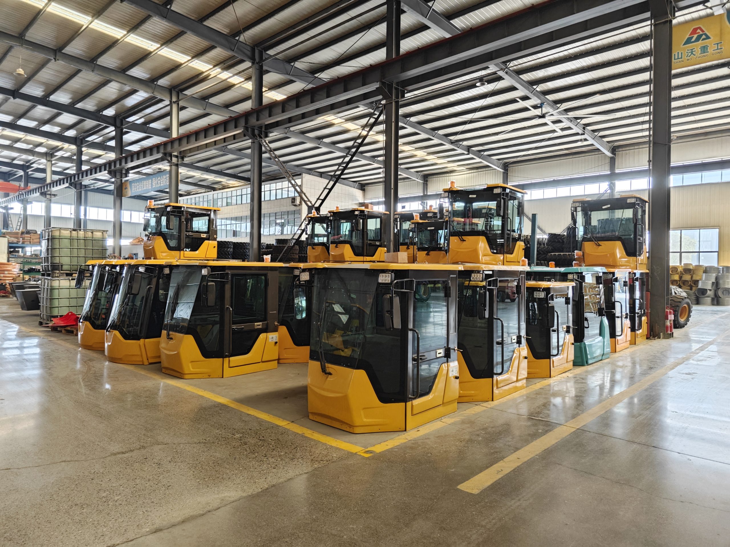 About Us-EN Luxuary comfortable cabines of the wheel loaders