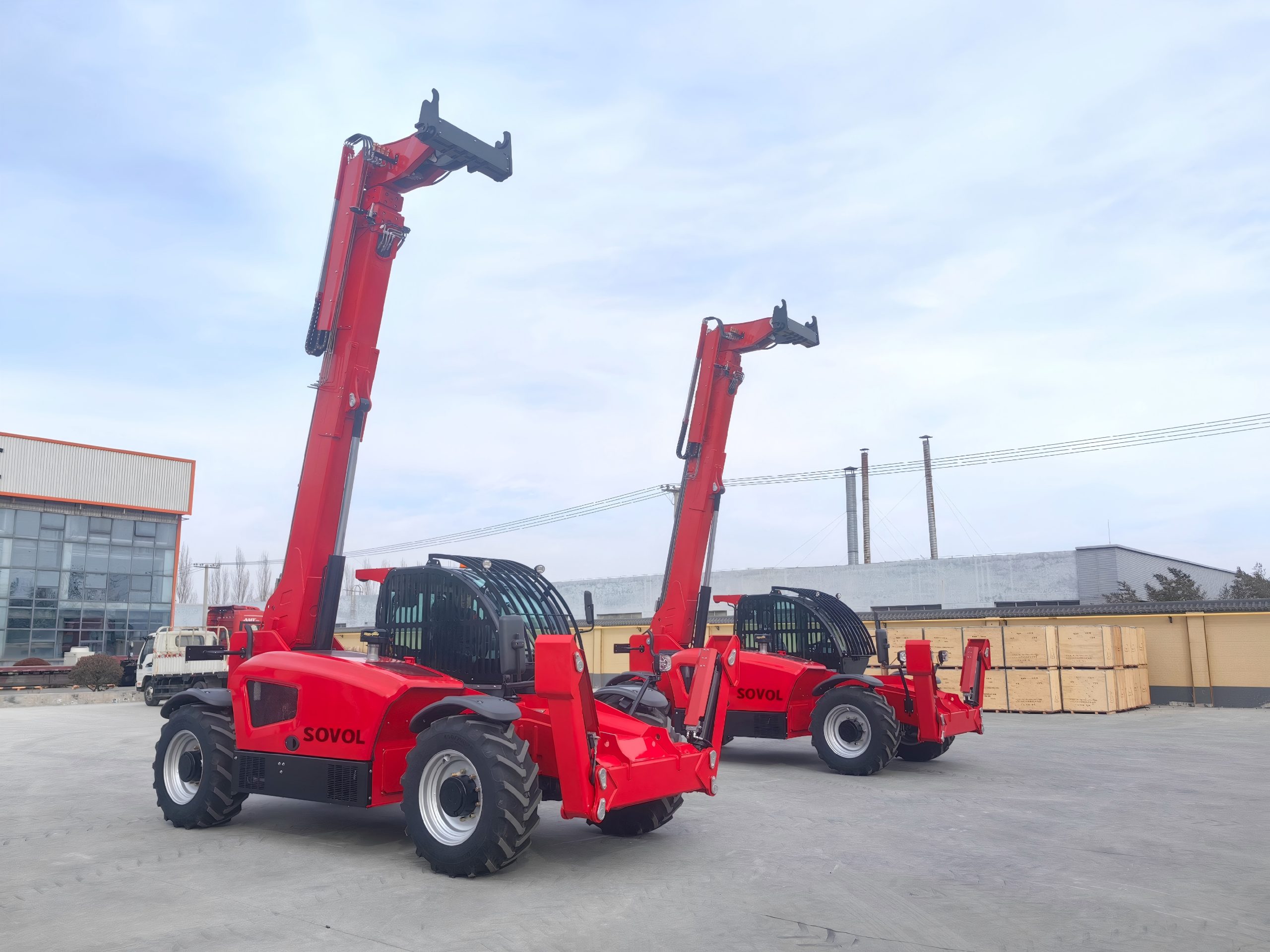 SW1235 12m 3.5 Ton Telehandler Sovol 12m 3.5t telehandler display