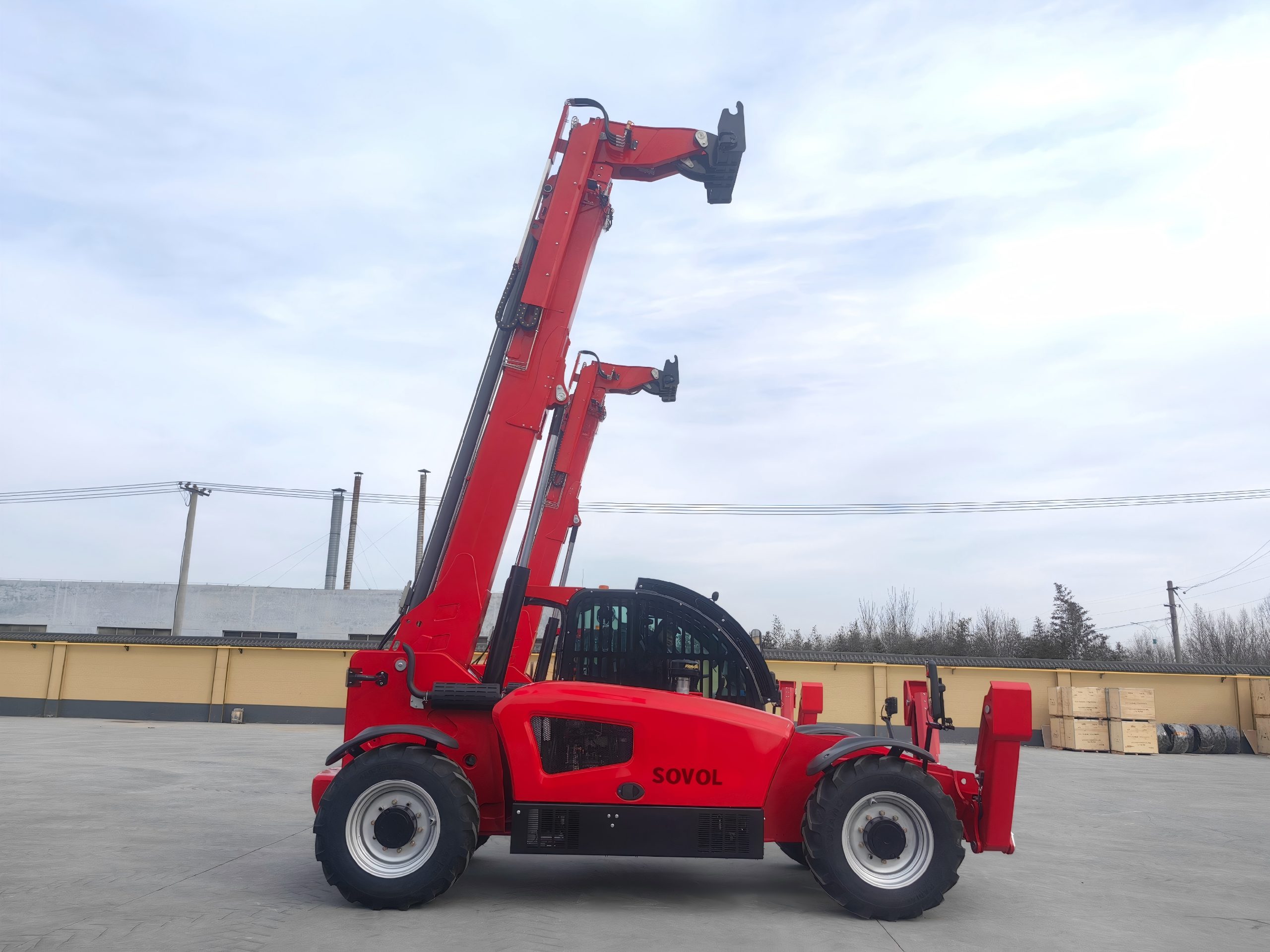 SW1235 12m 3.5 Ton Telehandler 12m medium-high reach telehandler for rental applications
