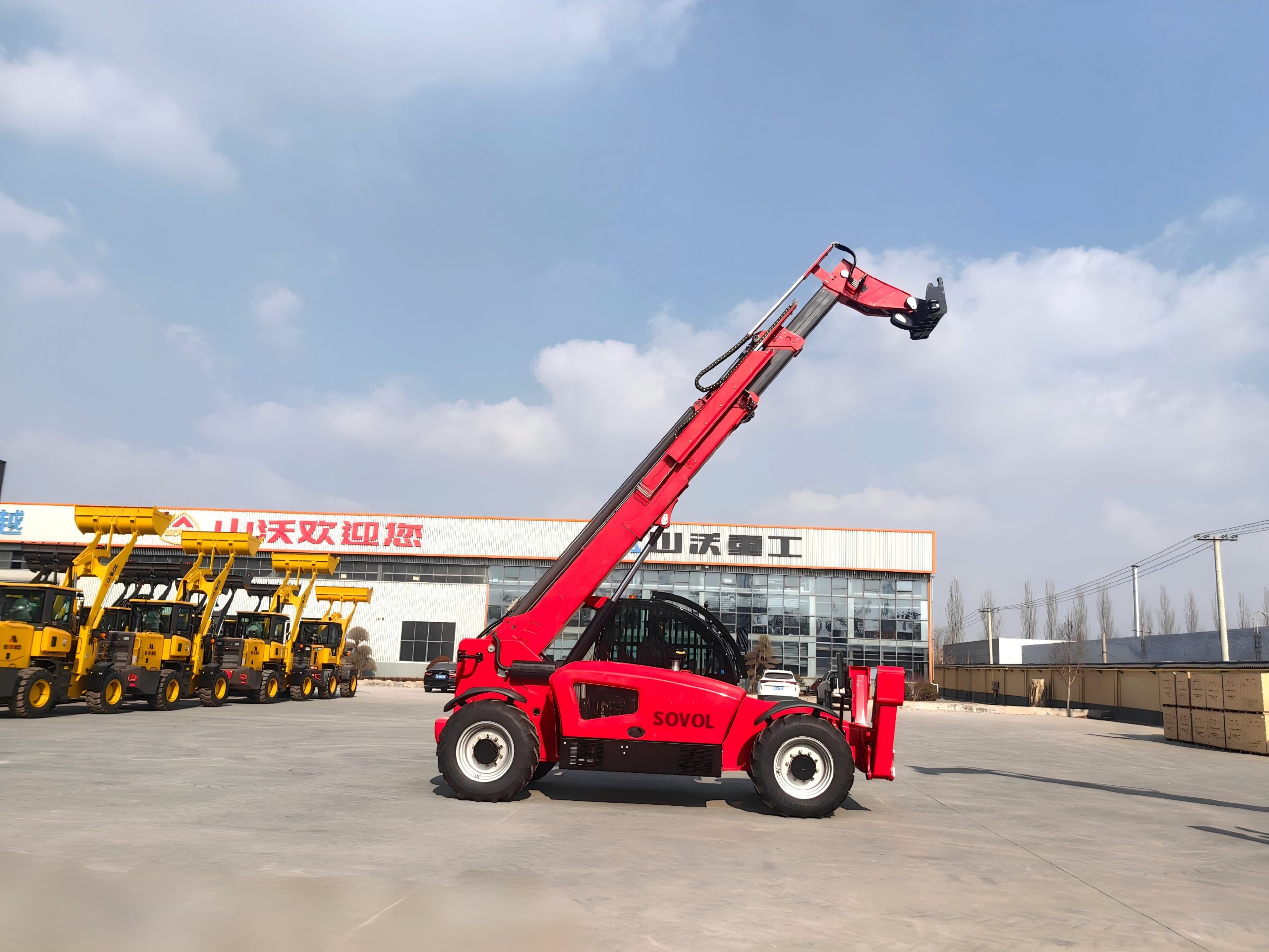 SW1235 12m 3.5 Ton Telehandler 12m medium-high reach telehandler for construction applications