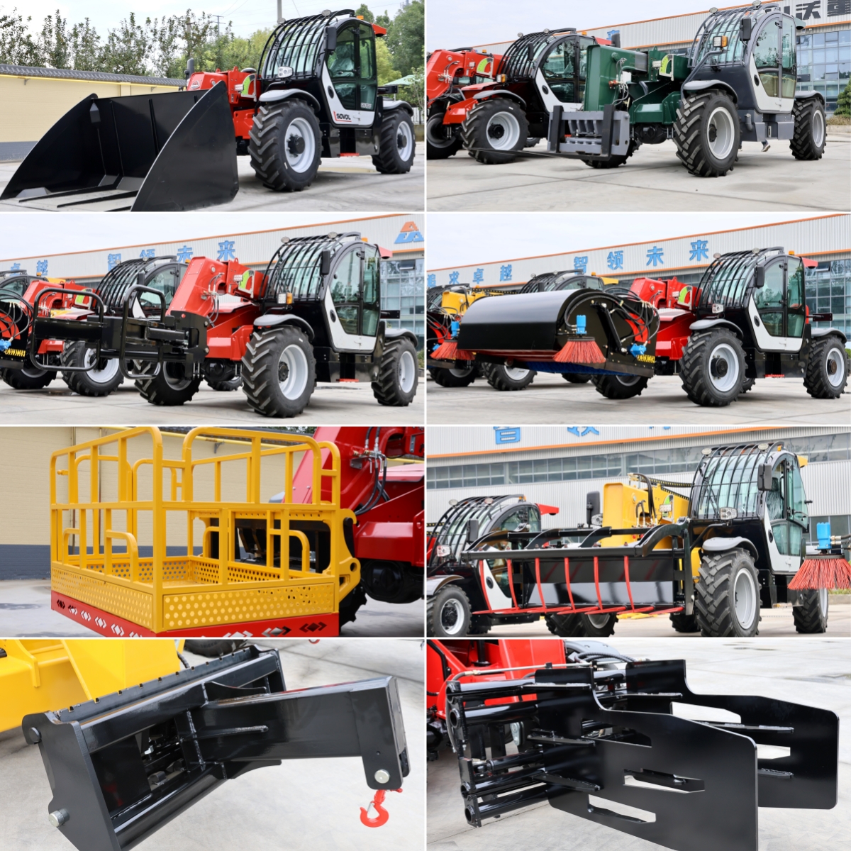 Attachments for telehandler
